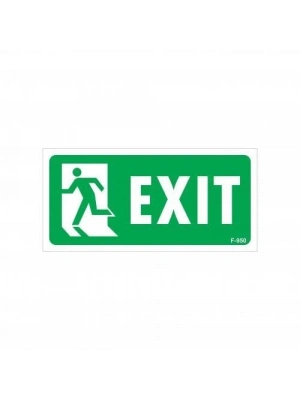 ® Exit Sol Uyarı Levhası 17,5x25 KOD:950