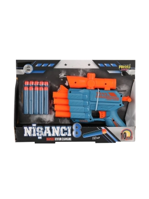 ÇOK SATAN FAB 5757 4 Ağızlı Dart Atıcı Silah -Prestij Oyuncak
