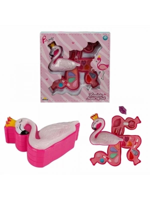 ÇOK SATAN Flamingo Şekilli 3 Katlı Makyaj Güzellik Seti