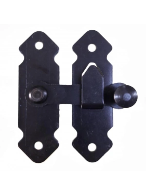 ® Fransız Kilidi Bahçe Kapısı Mandalı Siyah