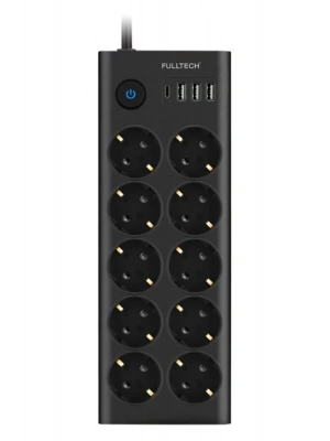 ÇOK SATAN Ftr14 Type-c Girişli Akım Korumalı 10’lu Priz, 3 Usb