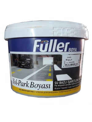 ® Füller Sarı Yol Çizgi Boyası 2,5 Litre Su Bazlı