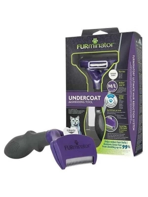 ÇOK SATAN Furminator Kısa Tüylü Kedi Tüy Tarağı Large