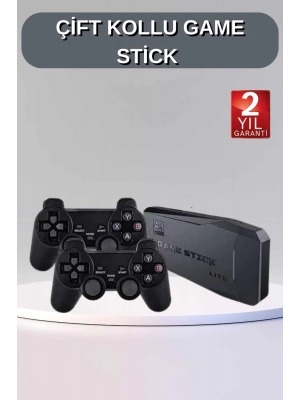 ÇOK SATAN Game Stick 20000 Oyun Kablosuz Çift Kol Retro Oyunlar Game Stick Atari 2.4g 4K