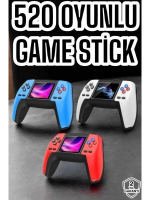 ÇOK SATAN Game Stick Oyun Konsolu 520 Oyunlu Retro Oyunlu Led Ekran