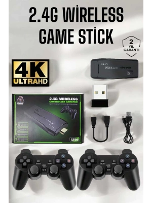 ÇOK SATAN Gaming Atari 2.4g Uyumlu Kablosuz Çift Kol Game Stick
