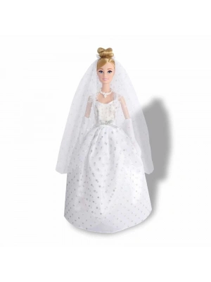 ÇOK SATAN GELİNLİKLİ BEBEK ALİSHA  29CM