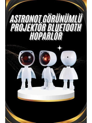 ÇOK SATAN Gün Batımı Projektör Lamba Astronot Görünümlü Dekoratif Masa Lambası
