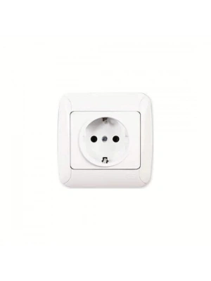 ® Günsan Fantasy Topraklı Priz Beyaz Renk