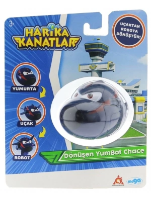 ÇOK SATAN Harika Kanatlar Dönüşen Tekli Figür YumBot Ajan Chace