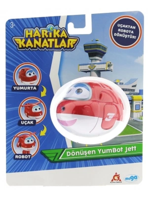 ÇOK SATAN Harika Kanatlar Dönüşen Tekli Figür YumBot Jett