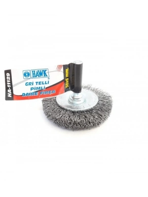 ® Hawk HA11129 Pimli Gri Tel Daire Fırça 50x6 mm
