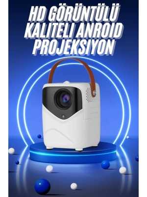 ÇOK SATAN HD Ayaklı Portatif Projeksiyon Cihazı Bluetooth Wifi Akıllı Android İşlemcili