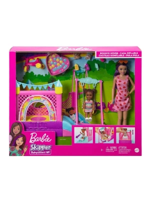 ÇOK SATAN HHB67 Barbie  Bebek Bakıcısı Skipper Oyun Evi Seti