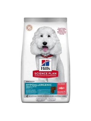 ÇOK SATAN Hills Science Plan Hypoallergenic Somonlu Küçük ve Mini Irk Tahılsız Yetişkin Köpek Maması 2.5 Kg