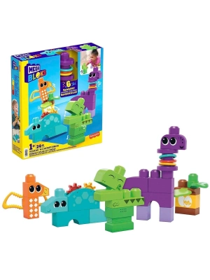 ÇOK SATAN HKN43 Mega Bloks Sesli ve Hareketli Dinozorlar 24 parça +1 yaş