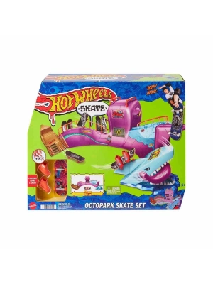 ÇOK SATAN HMK01 Hot Wheels Skate Ahtapot Kaykay Parkı Oyun Seti