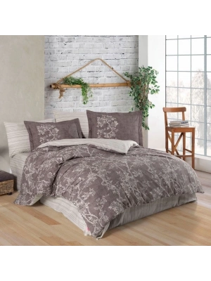 ÇOK SATAN Hobby Çift Kişilik Poplin Nevresim Takımı Dream Kahve