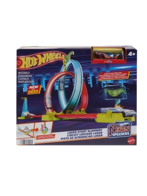 ÇOK SATAN HPC05 Hot Wheels Neon Yarışlar Çifte Çemberde Yarış Seti