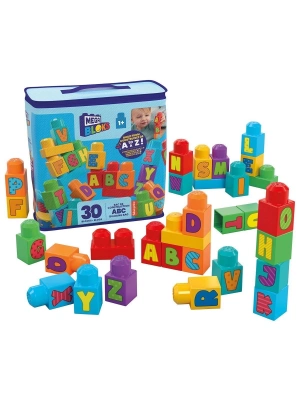 ÇOK SATAN HRR60 Mega Bloks Alfabeli Blok Çantası 30 parça +1 yaş