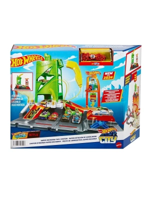 ÇOK SATAN HTN79 Hot Wheels Elektrikli Araç Şarj İstasyonu Oyun Seti