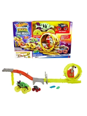 ÇOK SATAN HXT05 Hot Wheels Monster Trucks Power Smashers Oyun Seti