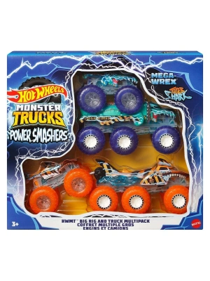 ÇOK SATAN HYJ29 Hot Wheels Monster Trucks Power Smashers Çoklu Paket