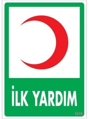 ® İlk Yardım Dolabı Levhası 25x35 KOD:1015