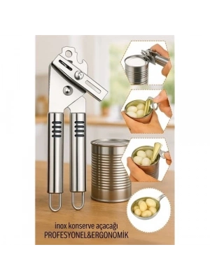 ÇOK SATAN Inox Çelik Konserve Açacağı - Ergonomik ve Profesyonel Kolay Konserve Açıcı
