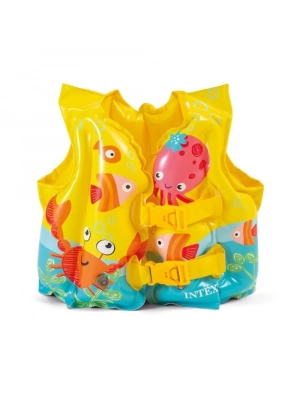 ÇOK SATAN Intex Balık Desenli Baskılı Yelek 41x30 cm (3-5 Yaş)