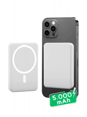 ÇOK SATAN Iphone Uyumlu 5000 Mah Wireless Magsafe Batarya-kablosuz Şarj Powerbank