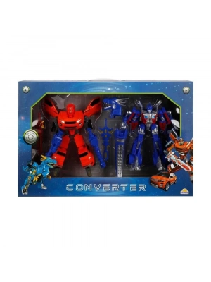 ÇOK SATAN Işıklı 2li Power Robot Transformer Dönüşen Araçlar
