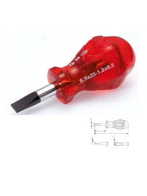 ® İzeltaş 4110 Kraft Topaç Düz Tornavida 5,5X25