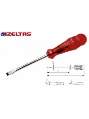 ® İzeltaş Kraft Düz Tornavida 5x80