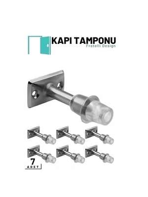 ÇOK SATAN Kapı Tamponu - Silikonlu Kapı Takozu - Kapı Stoperi 7 ADET