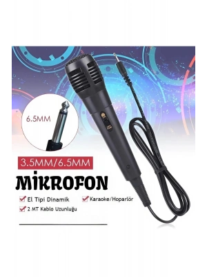 ÇOK SATAN Karaoke Mikrofon Kablolu Mikrofon 6.5 Mm Karaoke Mikrofonu