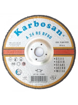 Karbosan Metal Taşlama Diski 180x8,0x22,23