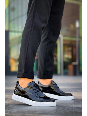 KB-X5  Siyah Rugan Günlük Erkek Ayakkabı