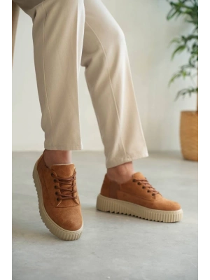 KB-X516  Taba Süet Günlük Erkek Ayakkabı