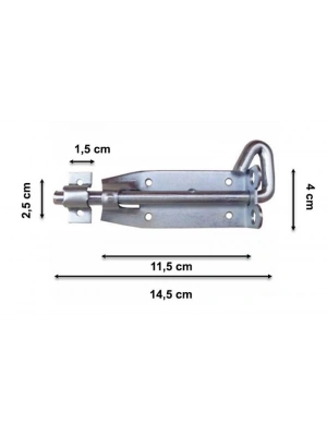 ® Kilitli Sürgü No 3