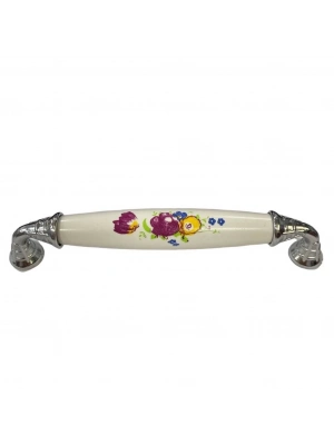 Klasik Silindir Kulp Krom 128 mm