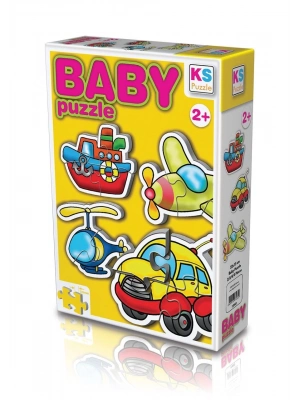 ÇOK SATAN KS  Baby Puzzle 4 in1 Ulaşım / Transportation