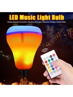 ÇOK SATAN Kumandalı Bluetooth Hoparlör Ampul LD-37