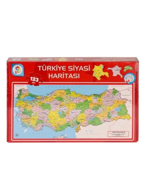 ÇOK SATAN LSH002 Siyasi Harita Puzzle -Laçokids