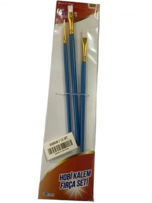 ® Luna Bodrum Hobi Kalem Fırça Seti 3 Parça