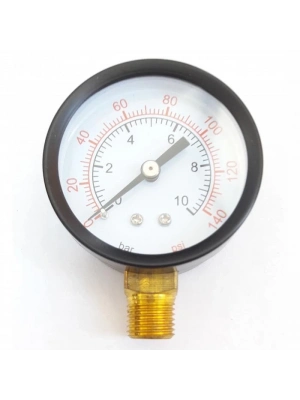 Manometre 50X10 Bar