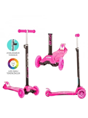ÇOK SATAN Maxi Twist Işıklı Scooter Pembe - 82244