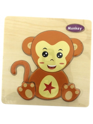 ÇOK SATAN Maymun Ahşap Puzzle