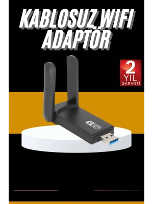 ÇOK SATAN Mbps Wifi Alıcı Kablosuz Wifi Adaptörü Çift Band Çift Antenli