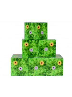 ÇOK SATAN Megacraft 9 Parça Çiçekli Yaprak Çimen Blok